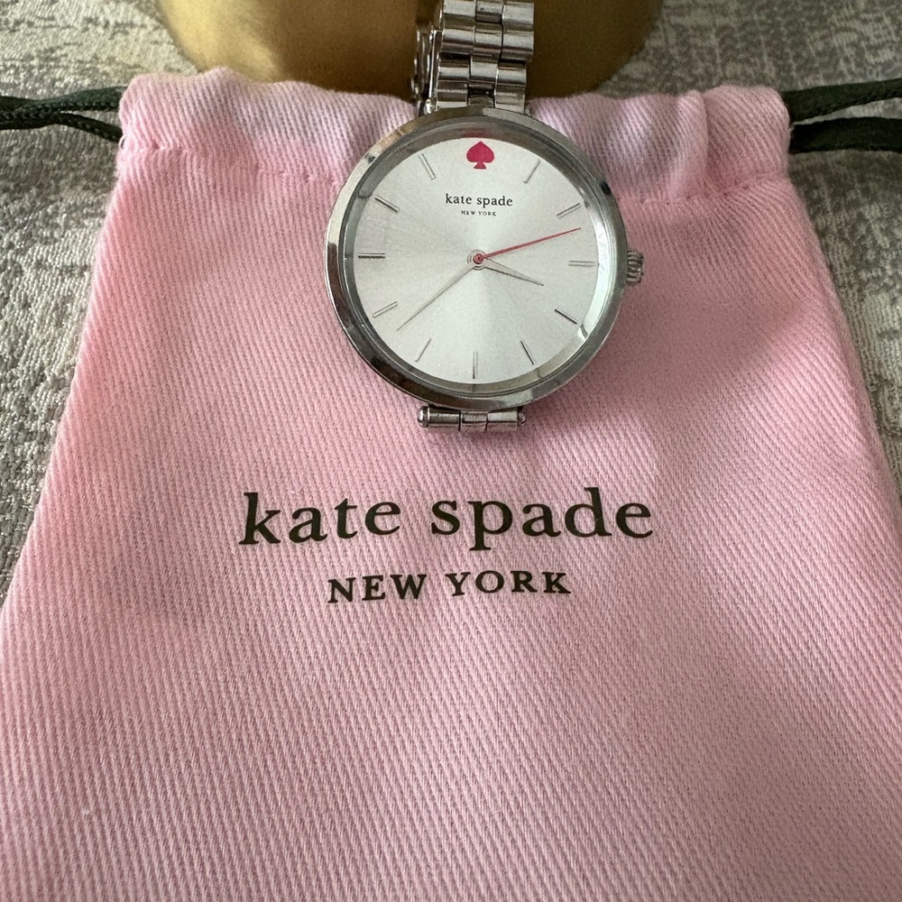 Kate Spade Silver and Pink Women's Watch